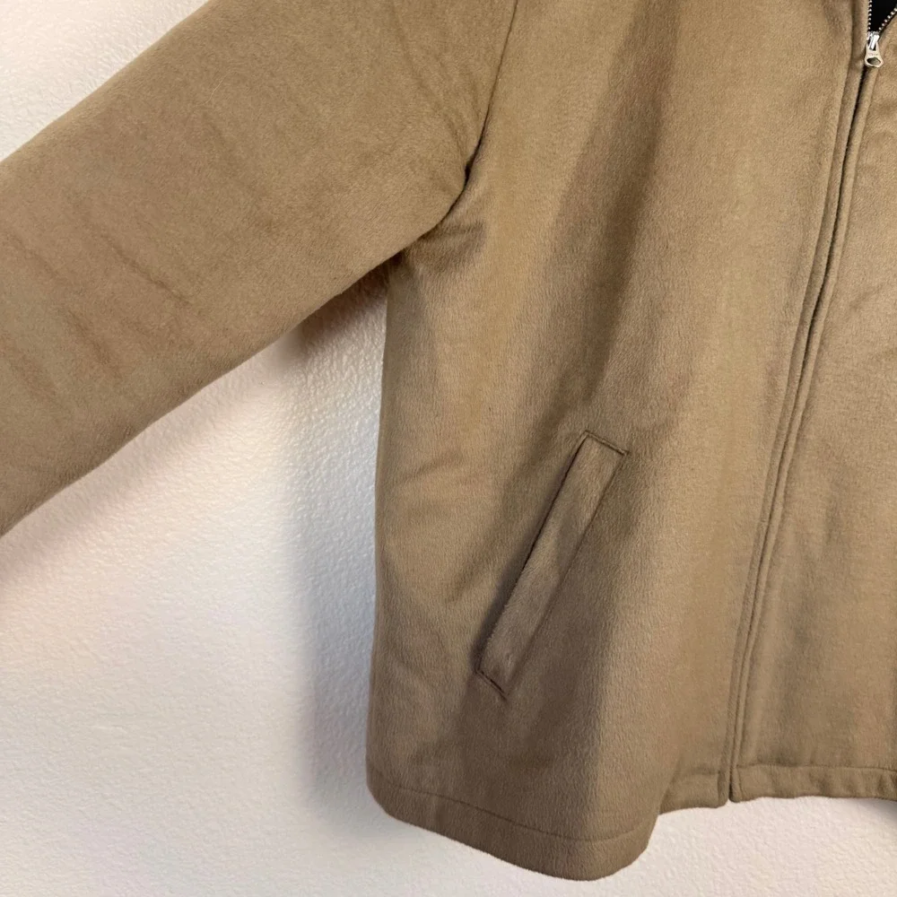 PAIGE Harrington Jacket Men XL Camel Tan bomber Wool Wilberson Zip Up Minimalist